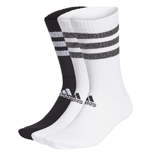 GLAM 3-STREIFEN CUSHIONED SPORT CREW SOCKEN, 3 PAAR-1303781